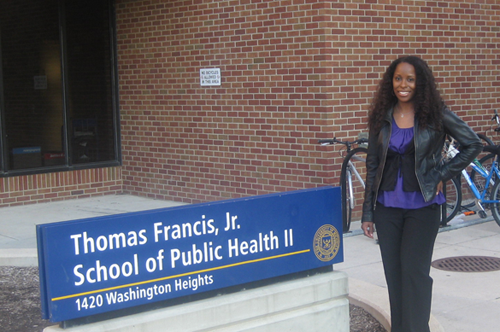 Dr. Carla at School of Public Health